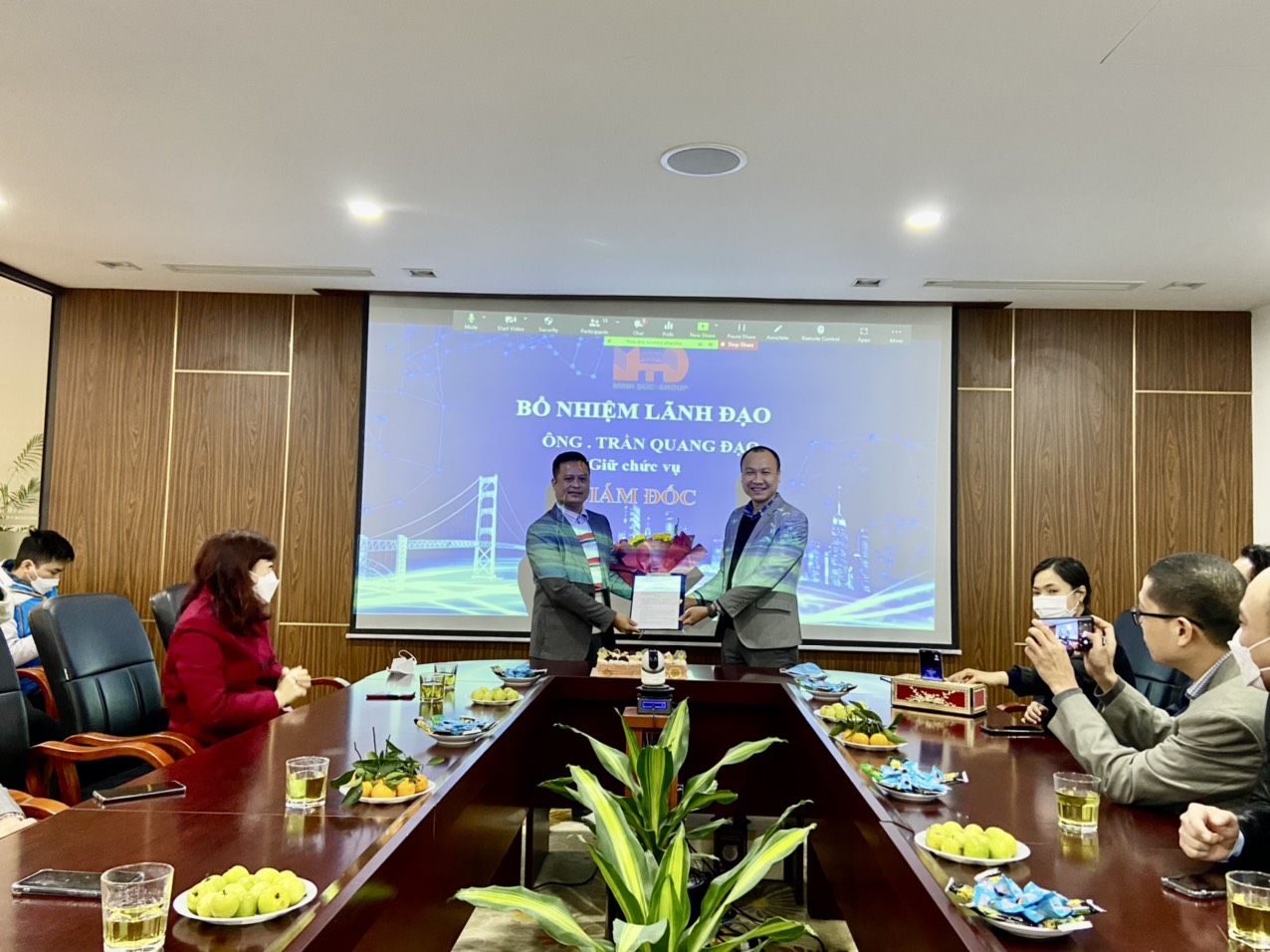 lễ bổ nhiệm vị trí quan trọng tập đoàn minh đức