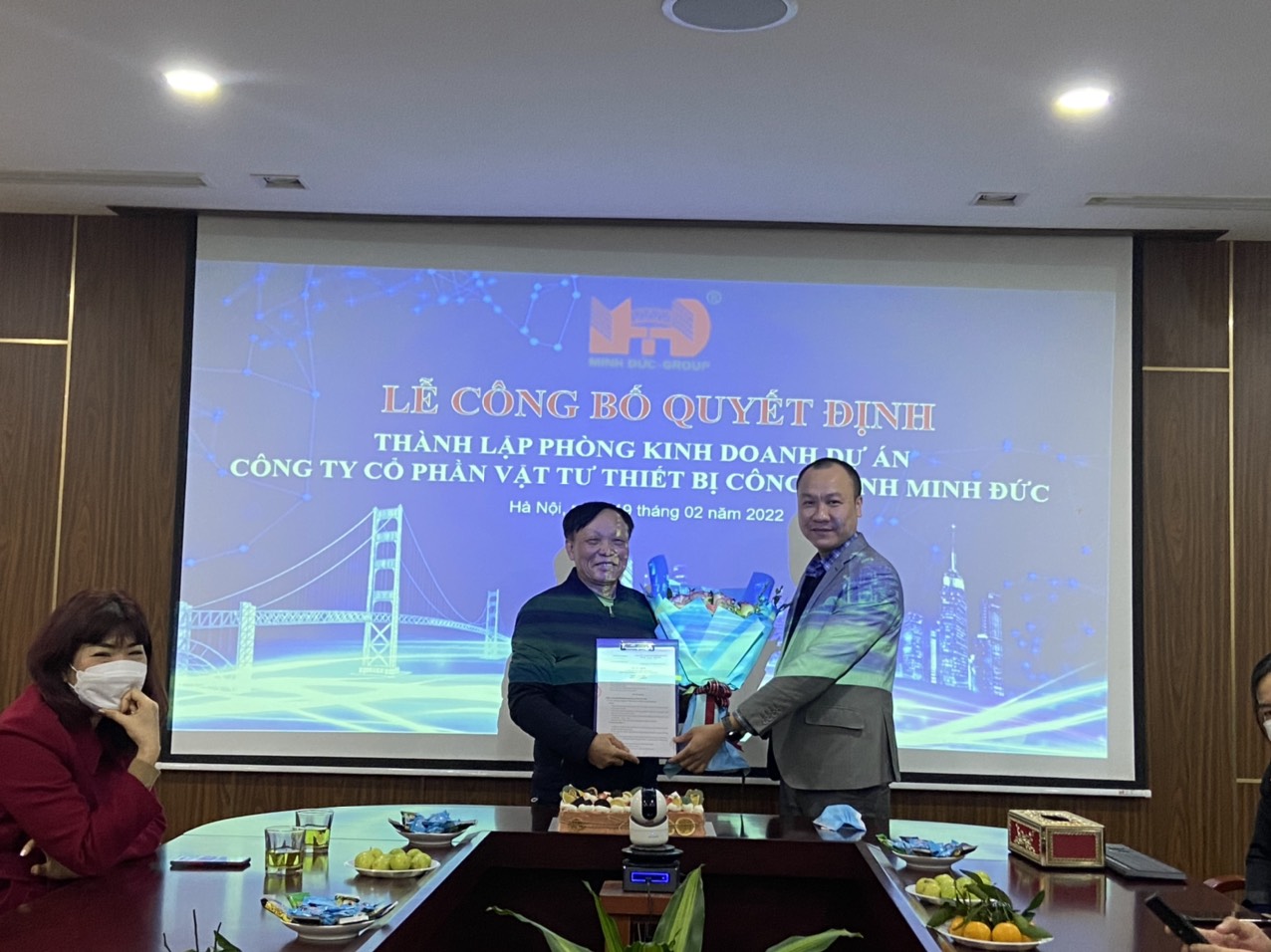 phòng kinh doanh dự án tập đoàn minh đức