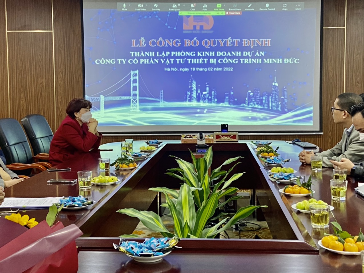 phòng kinh doanh dự án tập đoàn minh đức group