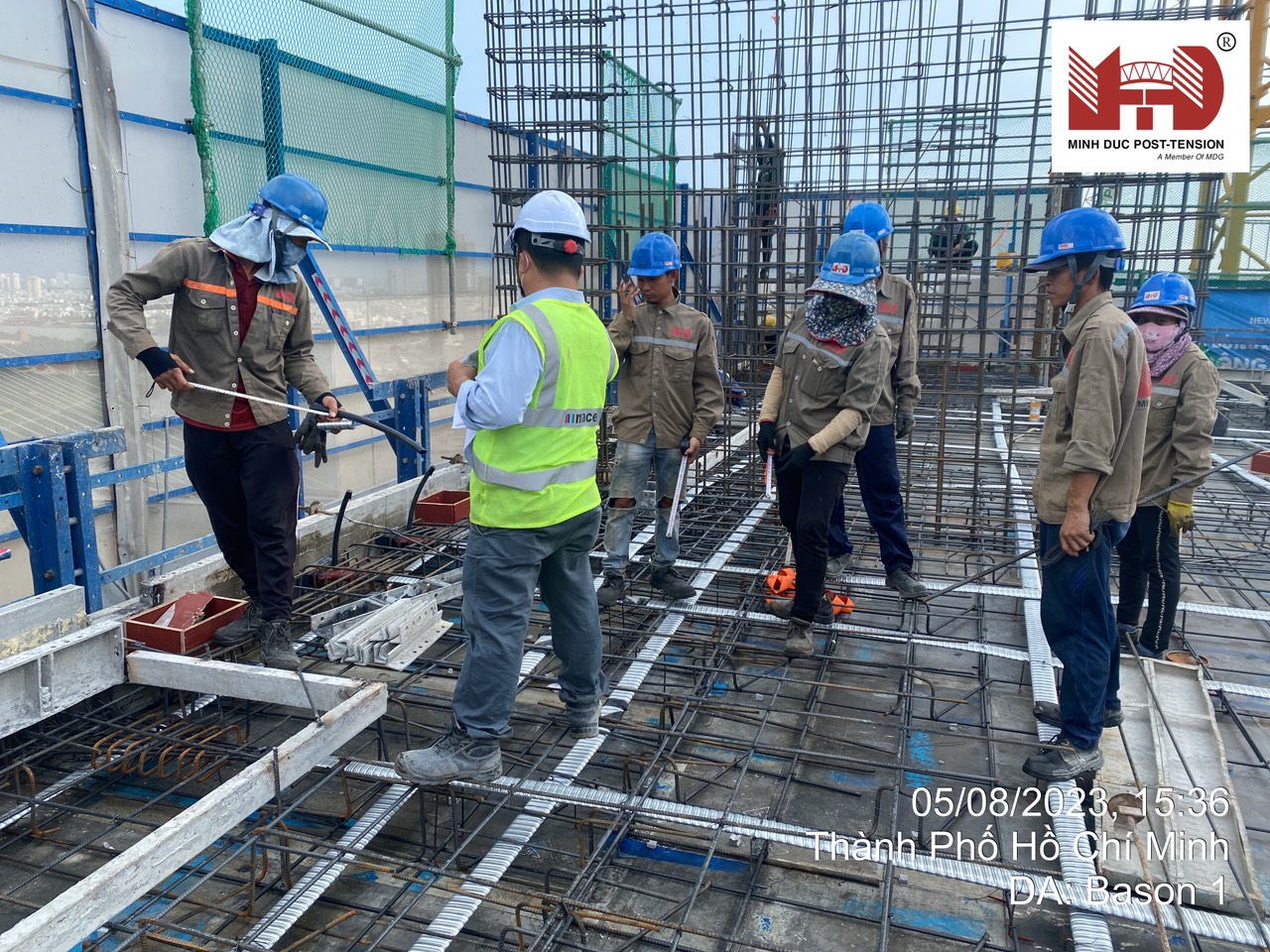 Thi công sàn dự ứng lực
