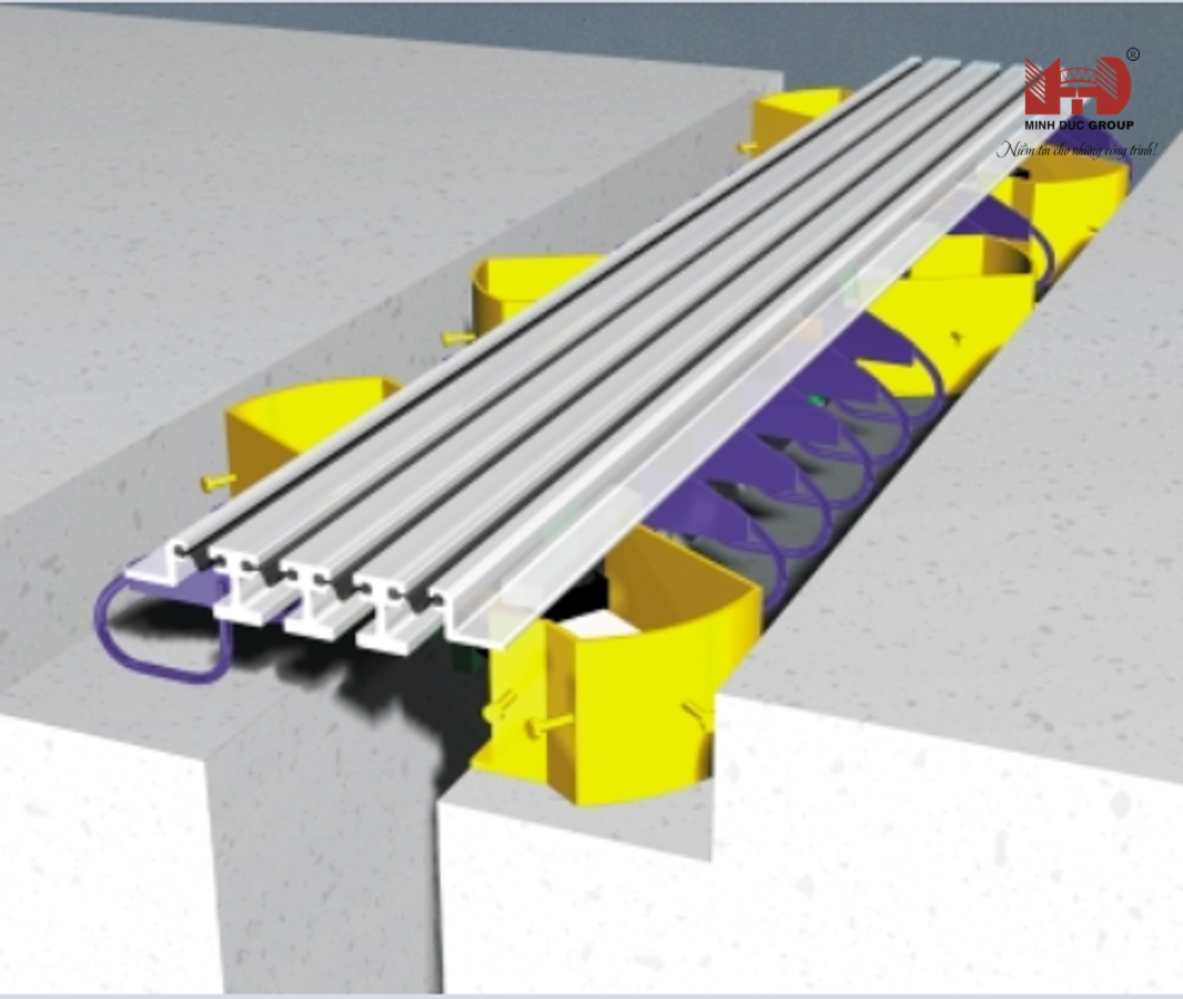 Khe co giãn ray modul