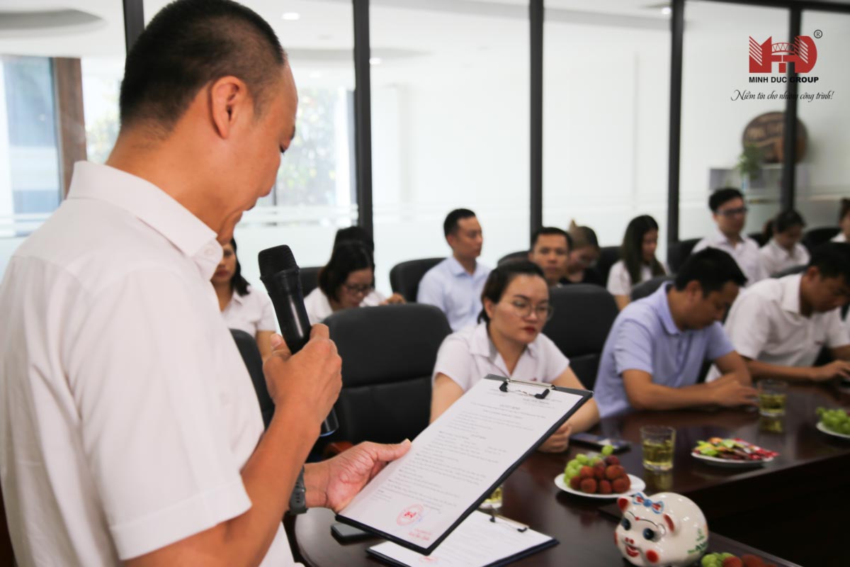 Tập đoàn xây dựng Minh Đức bổ nhiệm trưởng phòng kỹ thuật thi công 