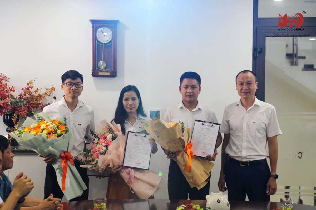 Tập đoàn xây dựng Minh Đức bổ nhiệm nhân sự cấp quản lý 