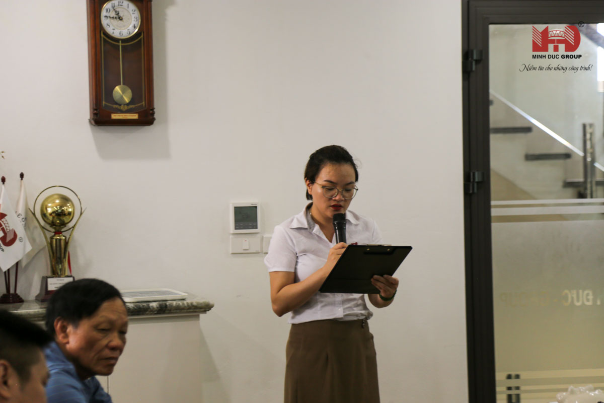 Tập đoàn xây dựng Minh Đức bổ nhiệm trưởng phòng xuất nhập khẩu 