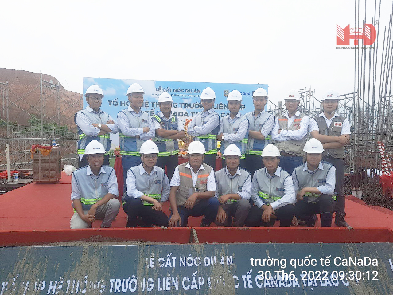 cất nóc dự án trường quốc tế canada Lào Cai