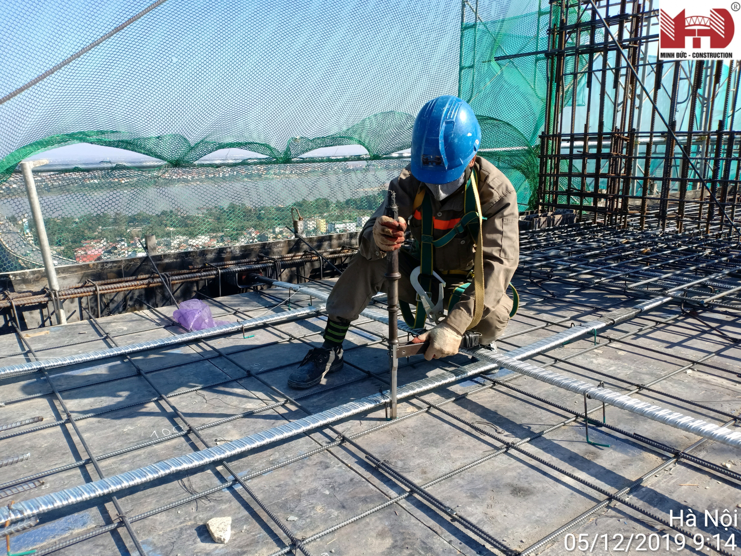 quy trình thi công cáp dự ứng lực