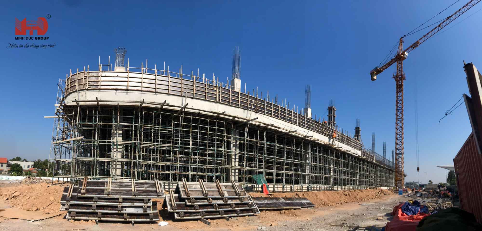 Thi công sàn dự ứng lực tại Quảng Ninh
