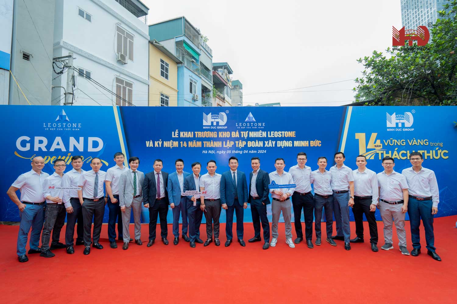 Ban lãnh đạo Tập đoàn xây dựng Minh Đức 