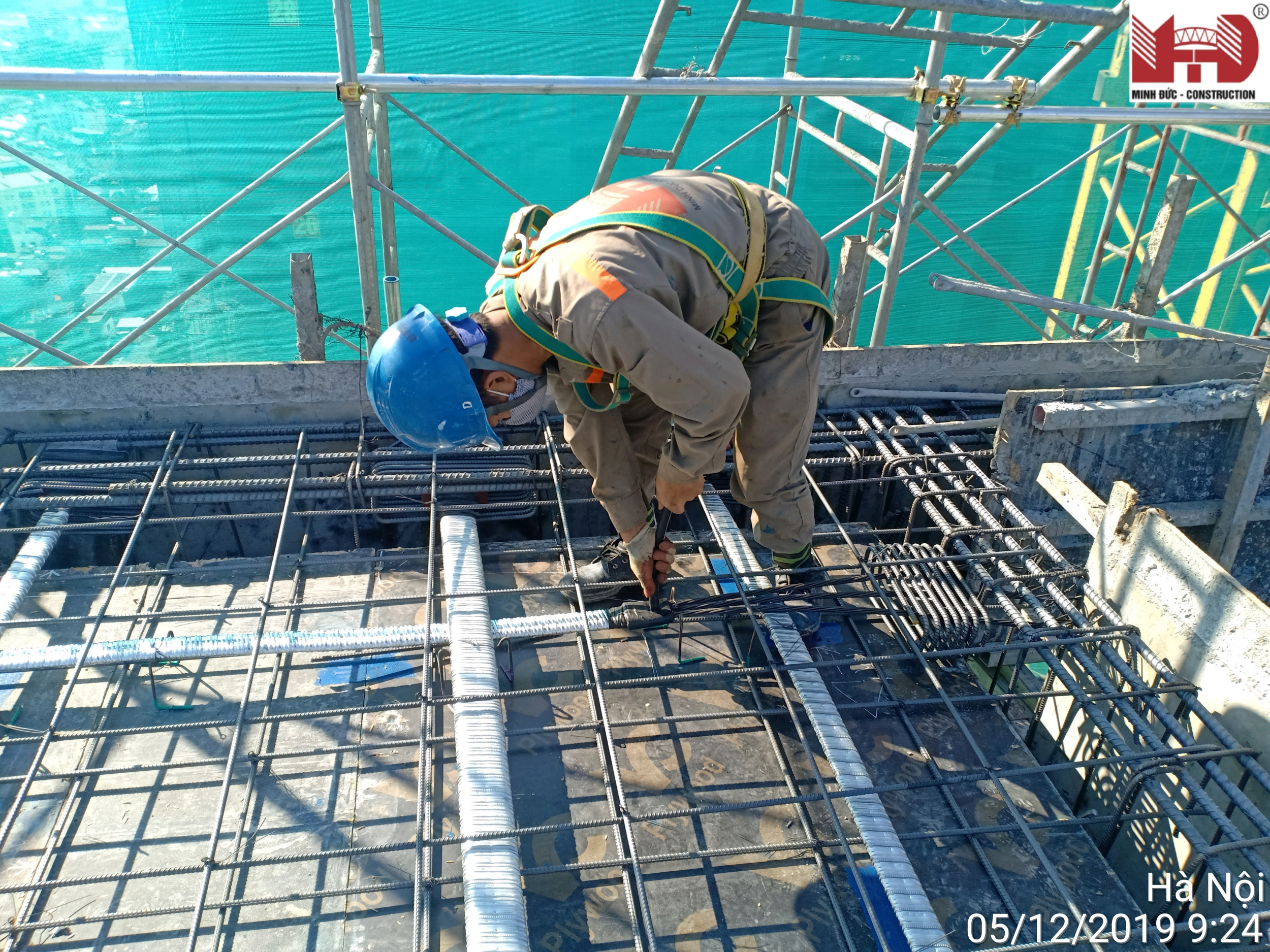 quy trình thi công cáp dự ứng lực