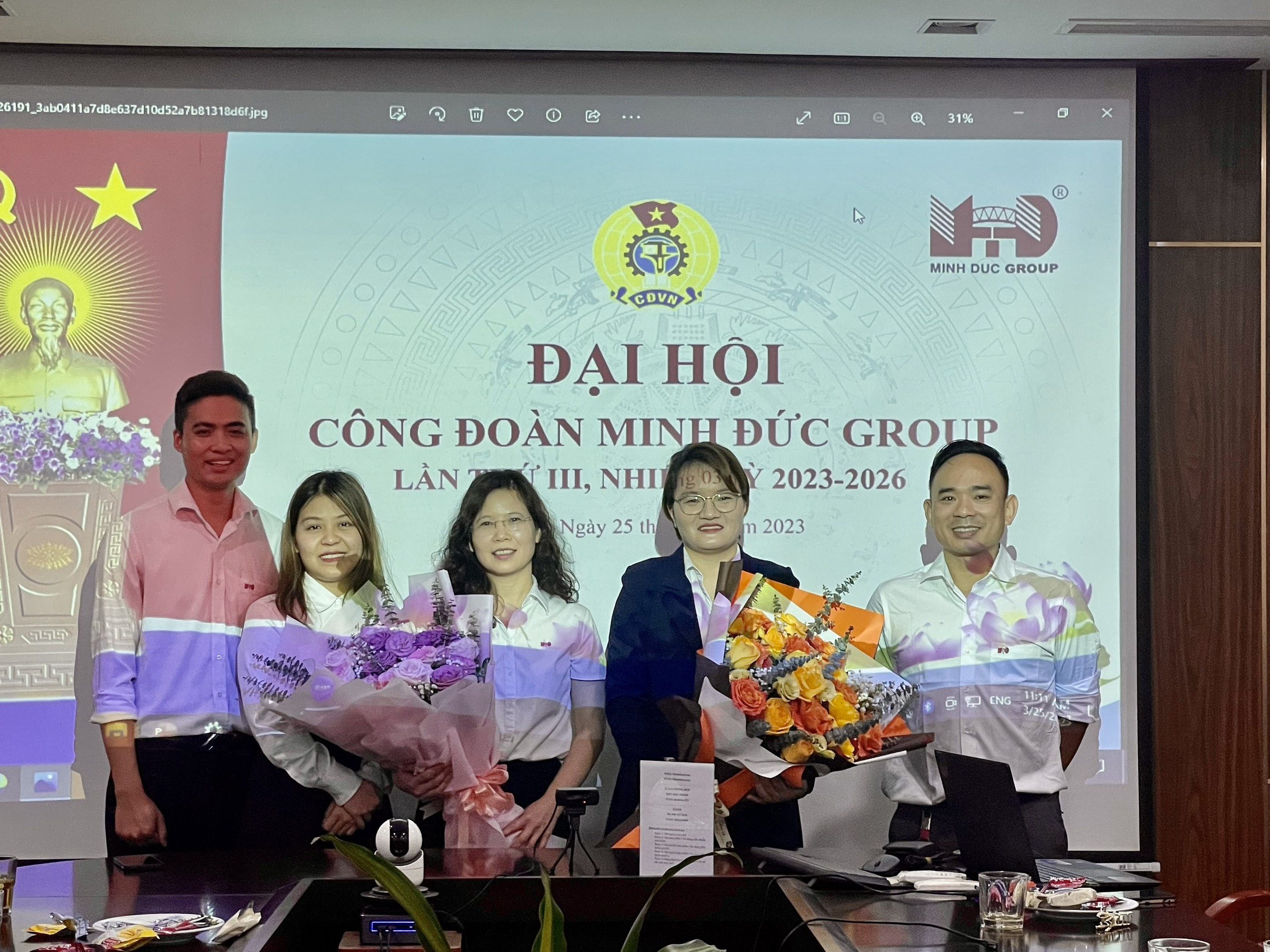 hội nghị công đoàn tập đoàn minh đức