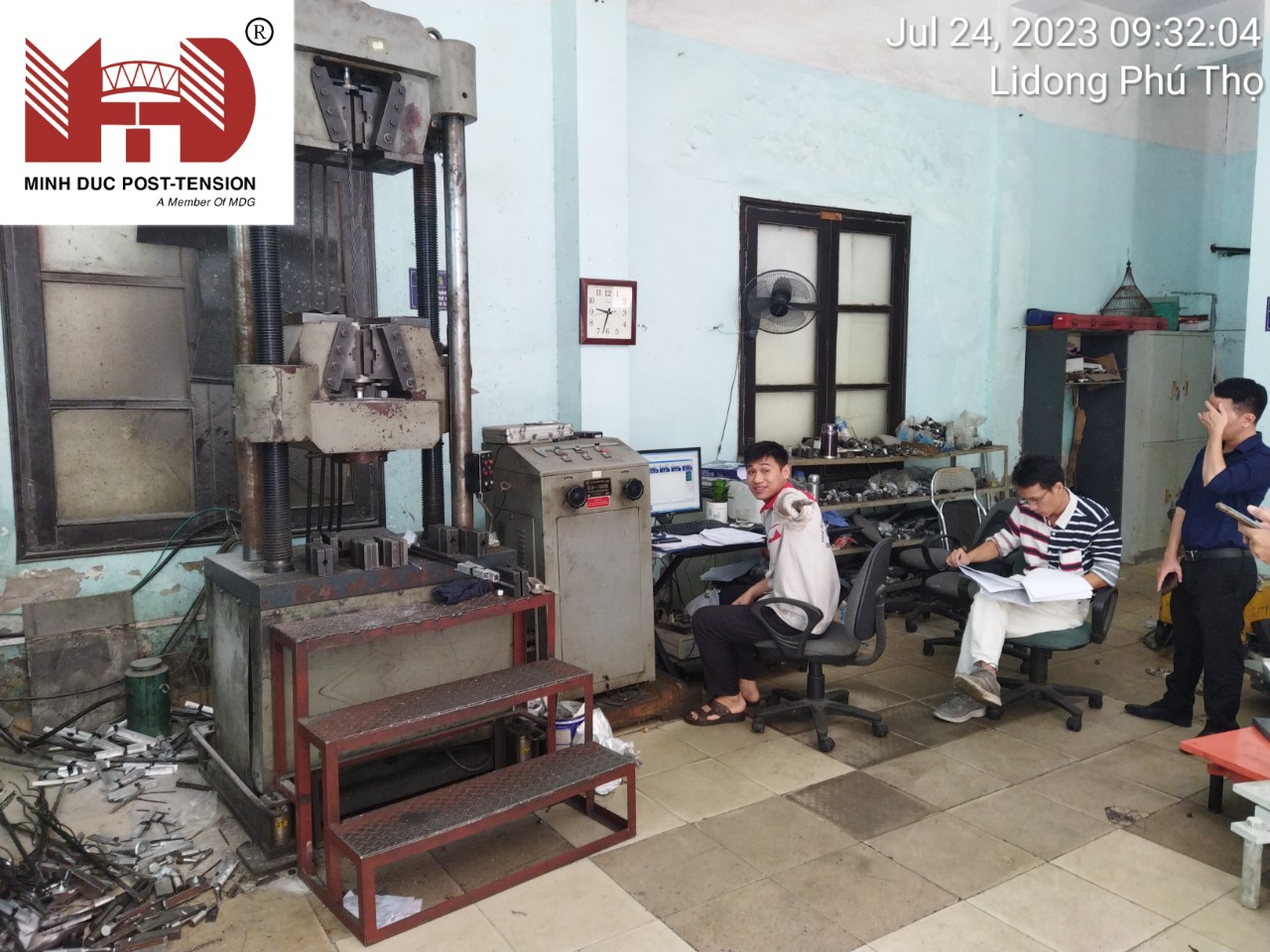 Thí nghiệm thi công vật tư Dự ứng lực