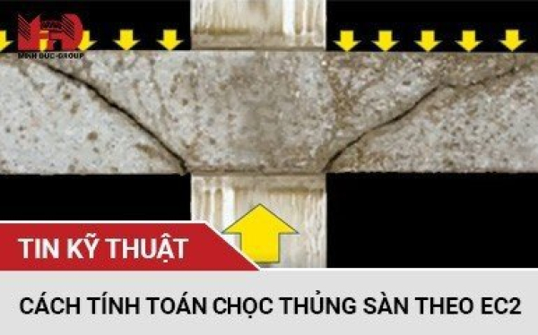 Cách tính chọc thủng sàn theo EC2 Cách tính chọc thủng sàn
