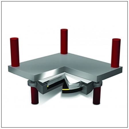 gối chậu thép gối chậu thép