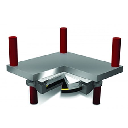 gối chậu thép gối chậu thép